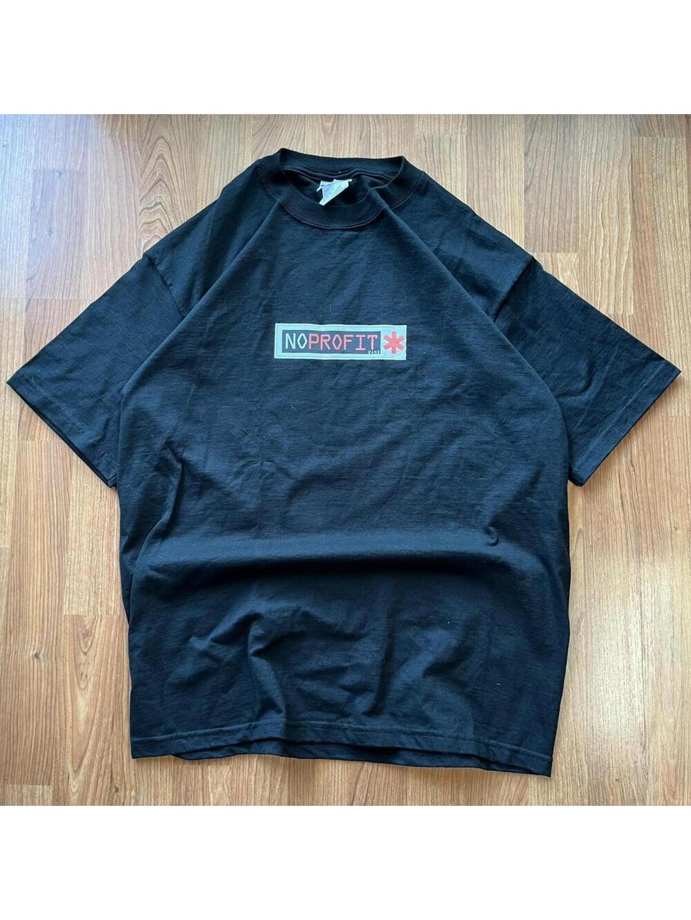 90s No profit band graphic tee | size L